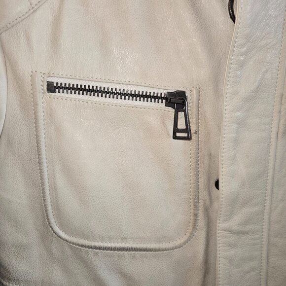 Belstaff Waxed Leather Moto Jacket - Picture 3 of 16